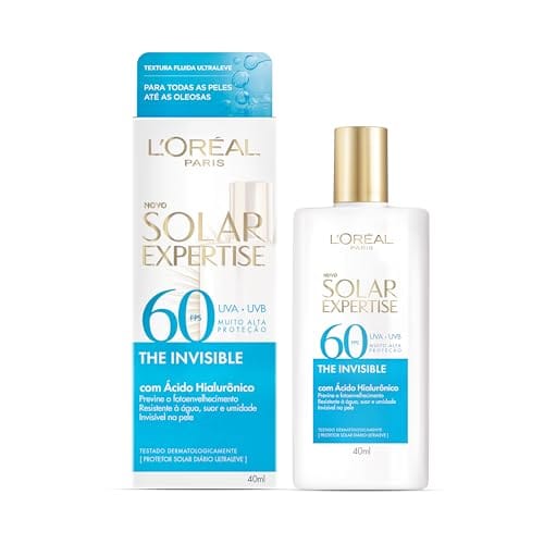L'Oréal Paris Protetor Solar Expertise The Invisible Fluido sem cor FPS60 40g